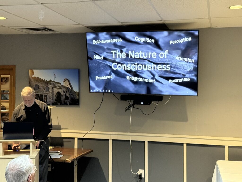 Dr. Joseph Rosenshein presentation on the nature of consciousness